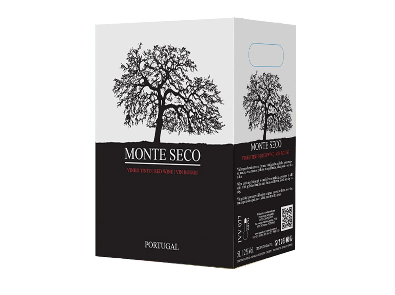 Vinho Tinto Monte Seco Bag In Box 5l Monte Seco
