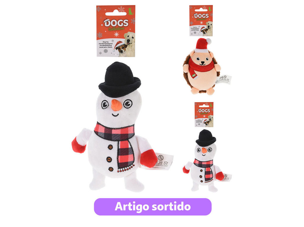Brinquedo Para Cão Dogs Collection Peluche Natal 13cm Modelos Sortidos