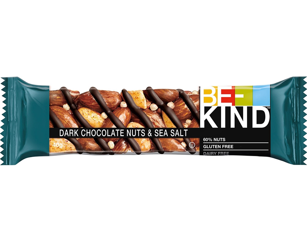 Barra Be-kind Chocolate Negro E Sal Marinho 40g