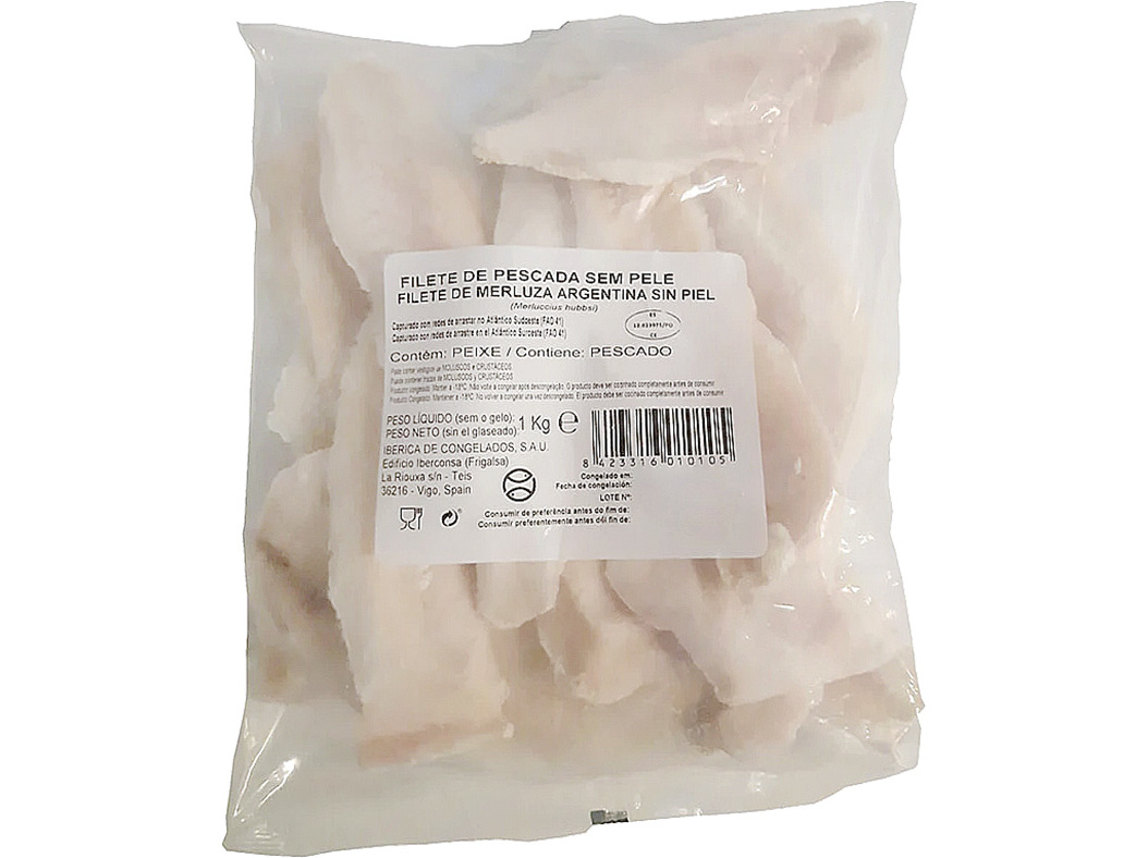 Filete De Pescada Congelado 1kg Auchan