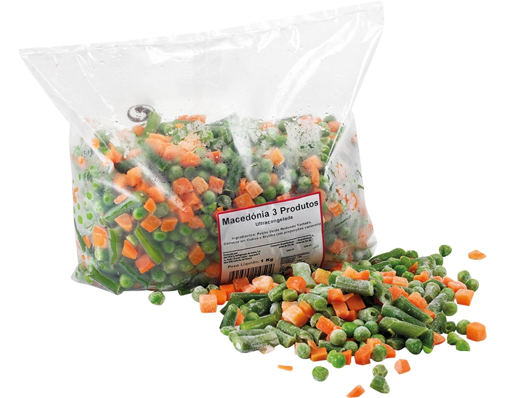 Macedónia Friopesca 3 Produtos Ultracongelados 1kg Friopesca