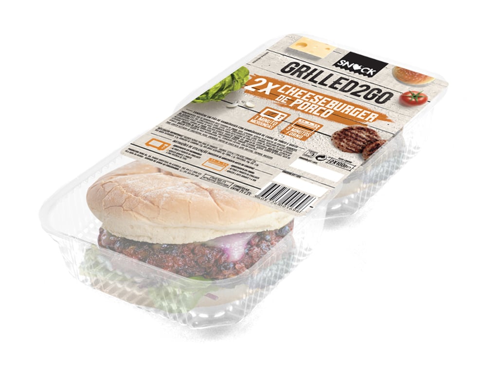 Chesseburguer De Carne De Porco Snock 2x100g Snock