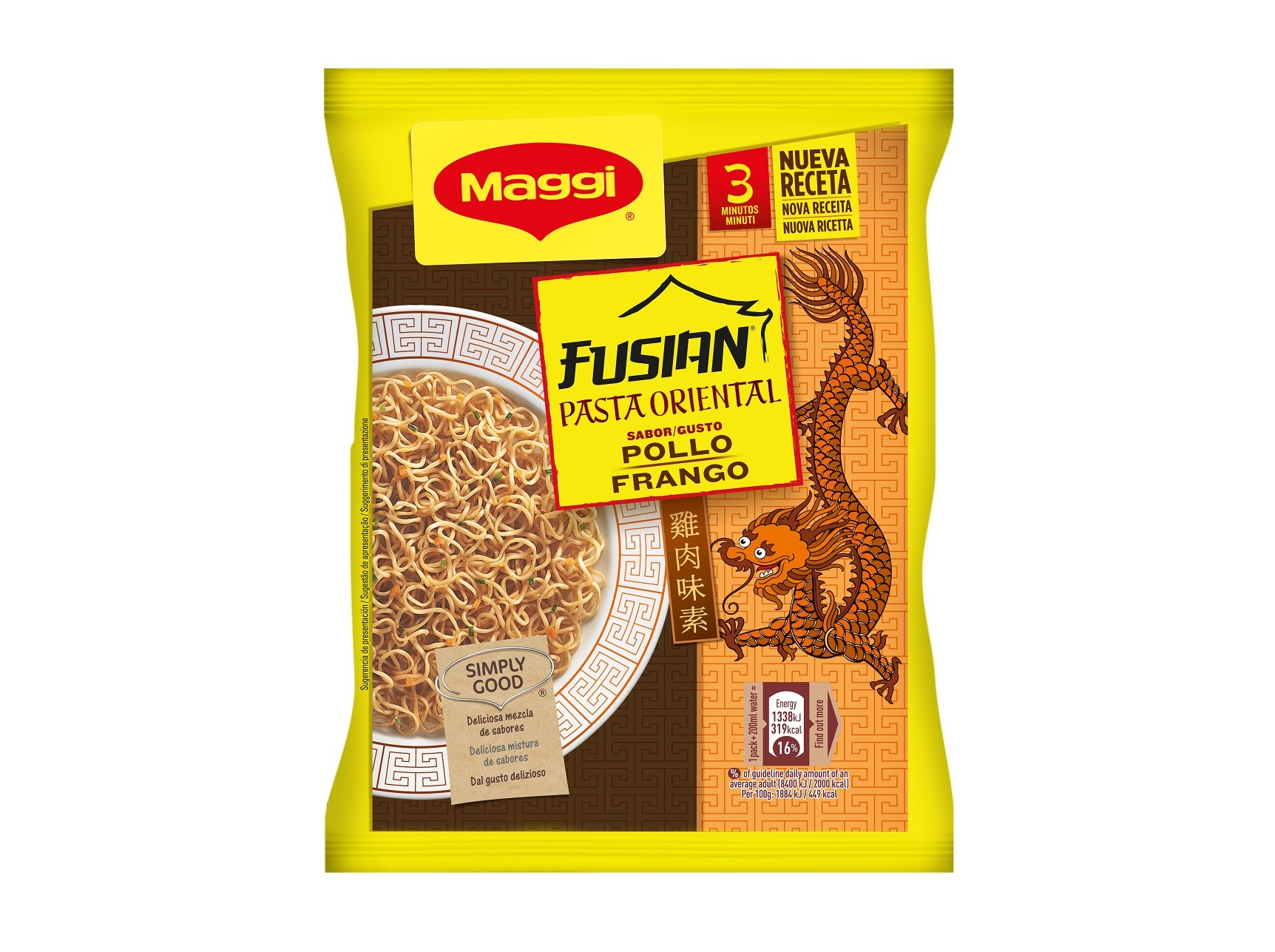 Noodles Maggi Oriental Frango 71g
