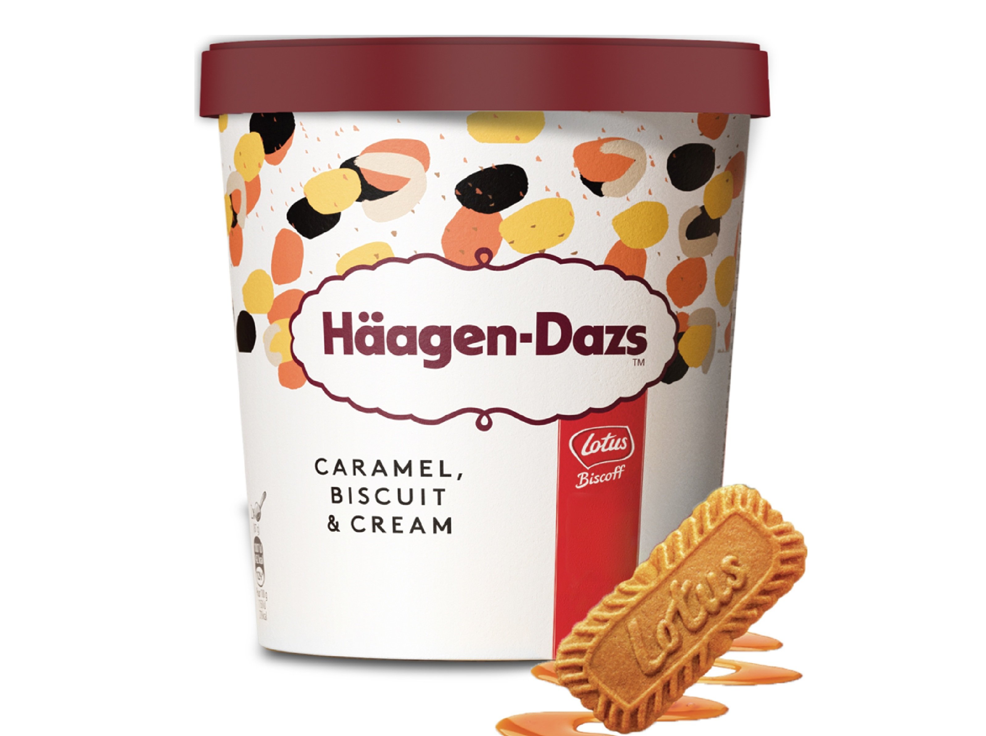 Gelado Häagen-dazs Caramel Biscuit & Cream 460ml