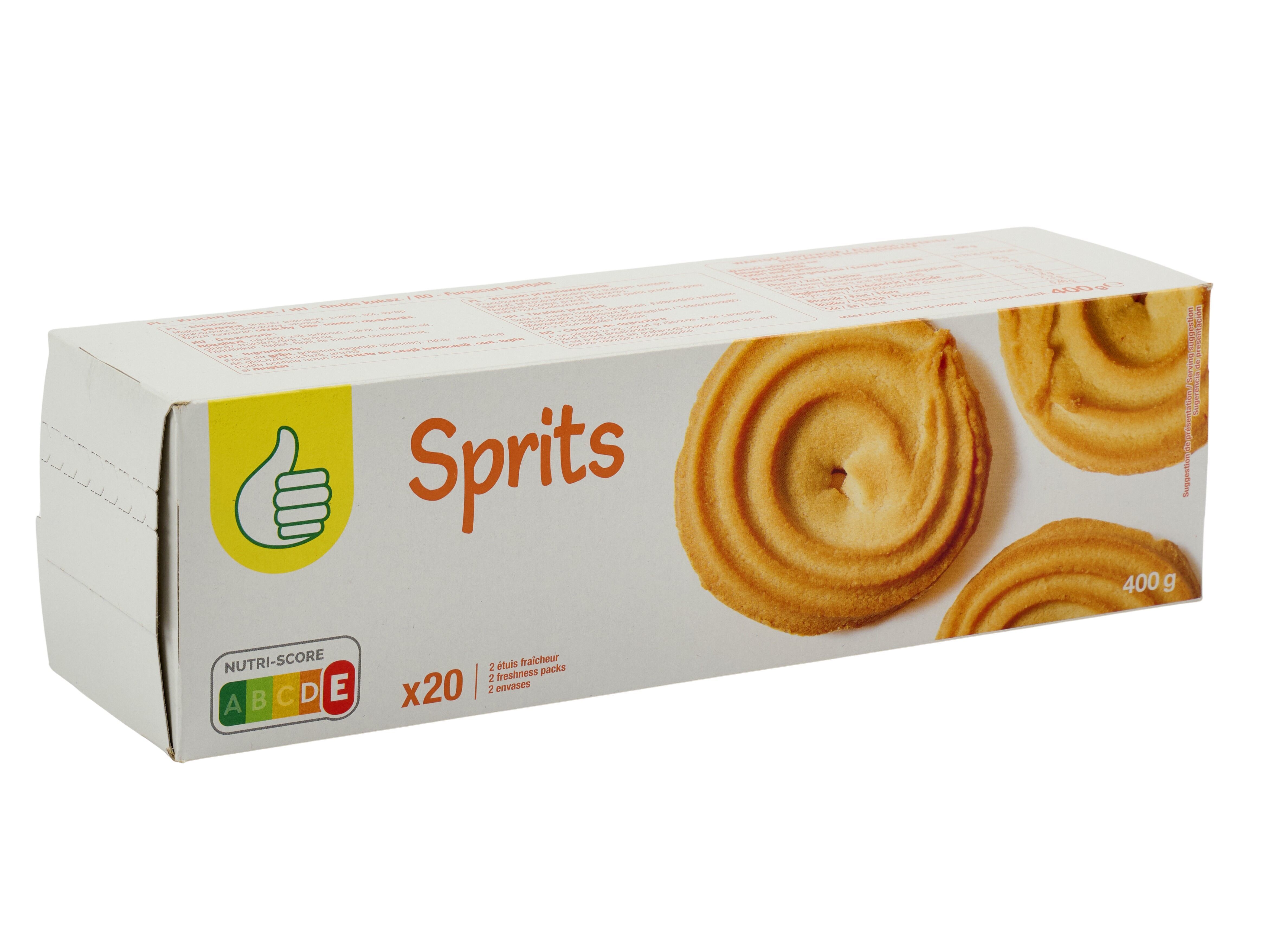 Bolacha polegar sprits 2oun 400g