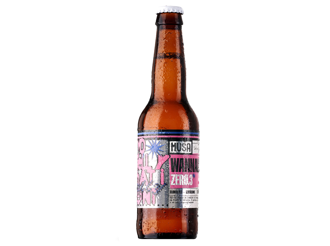 Cerveja sem álcool musa wannabe zero 0.33l