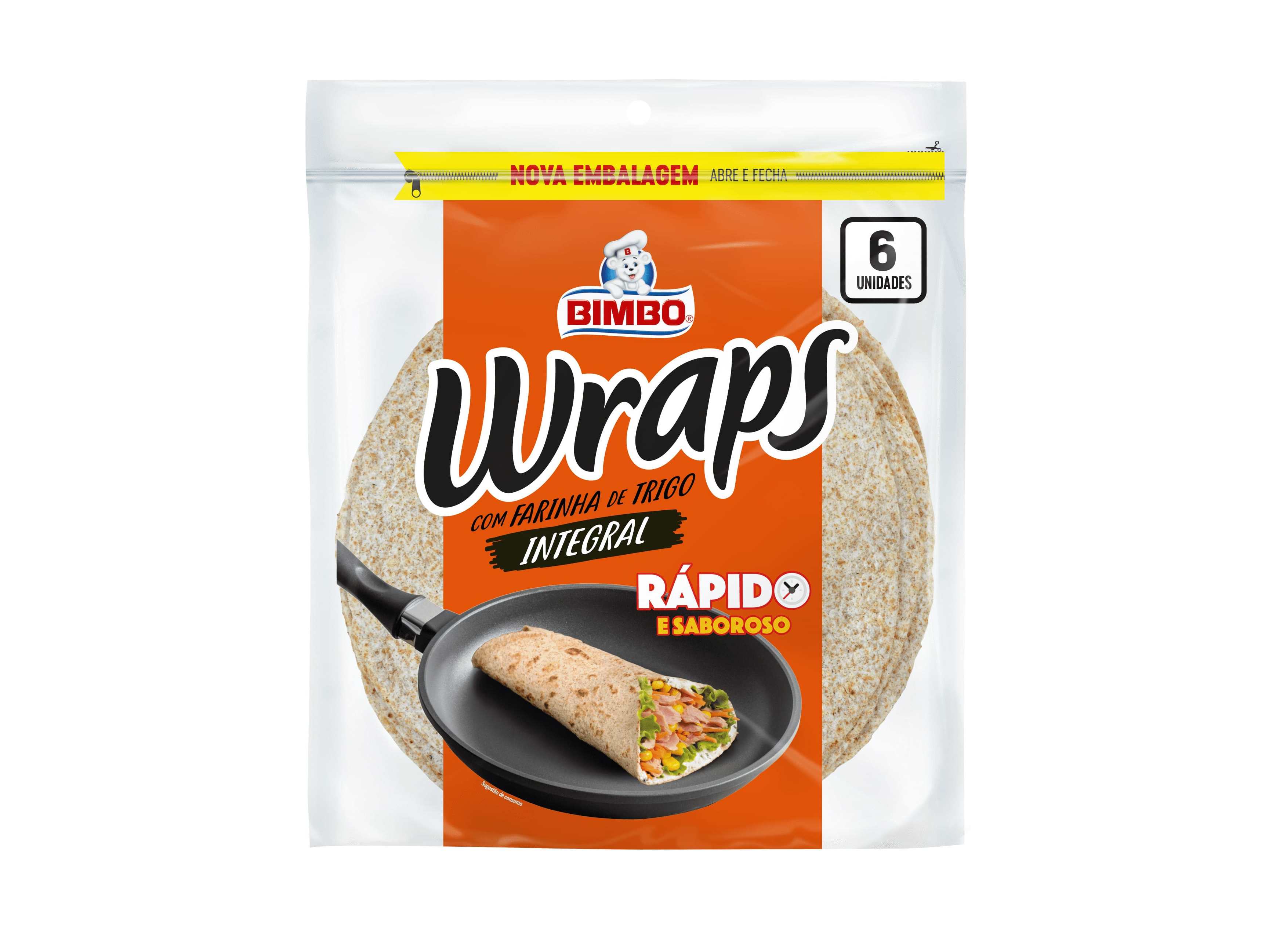 Wraps Bimbo Integrais 240 G Bimbo