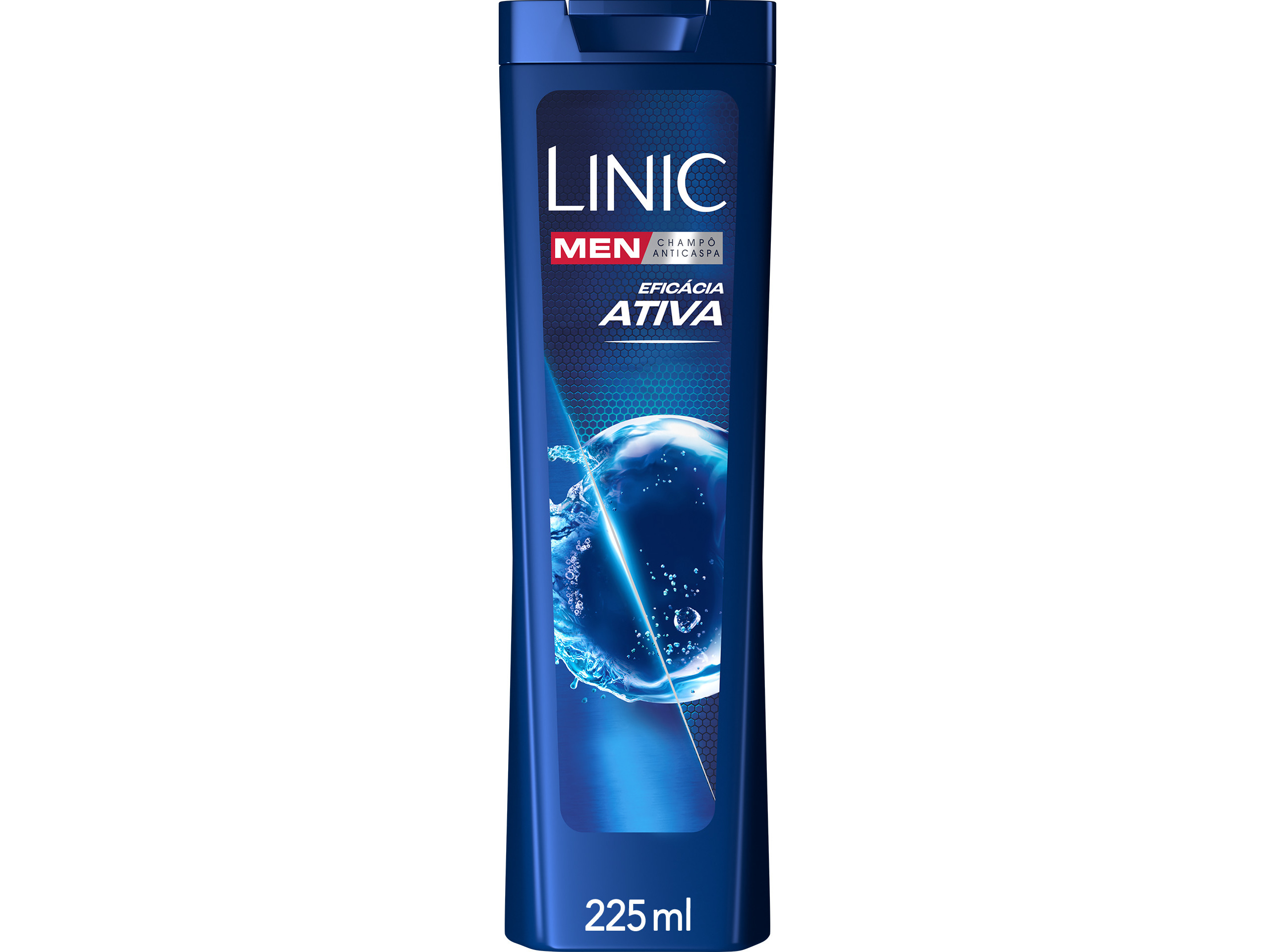 Champô linic anti-caspa men eficácia activa 225ml