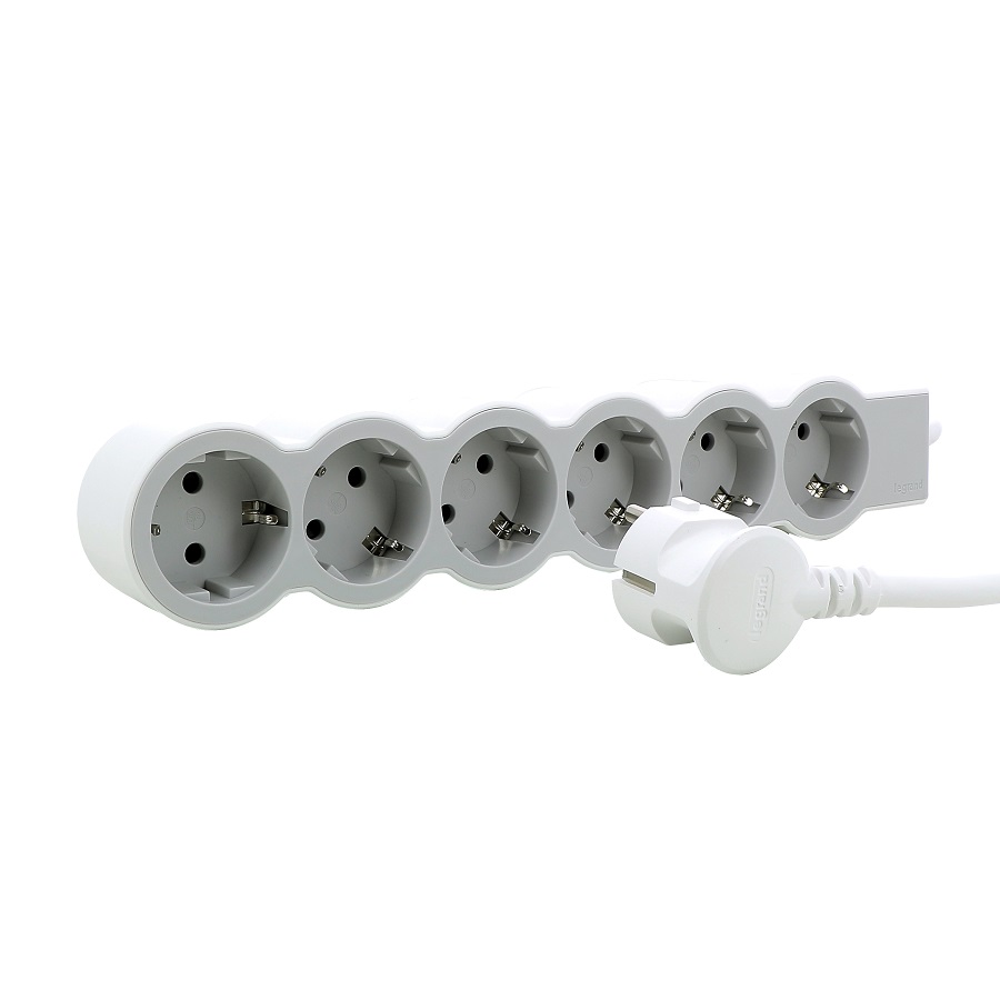 Bloco legrand branco/cinza