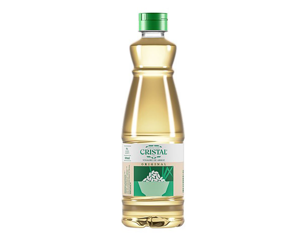 Vinagre Cristal De Arroz 5%acidez Pet 500ml Cristal