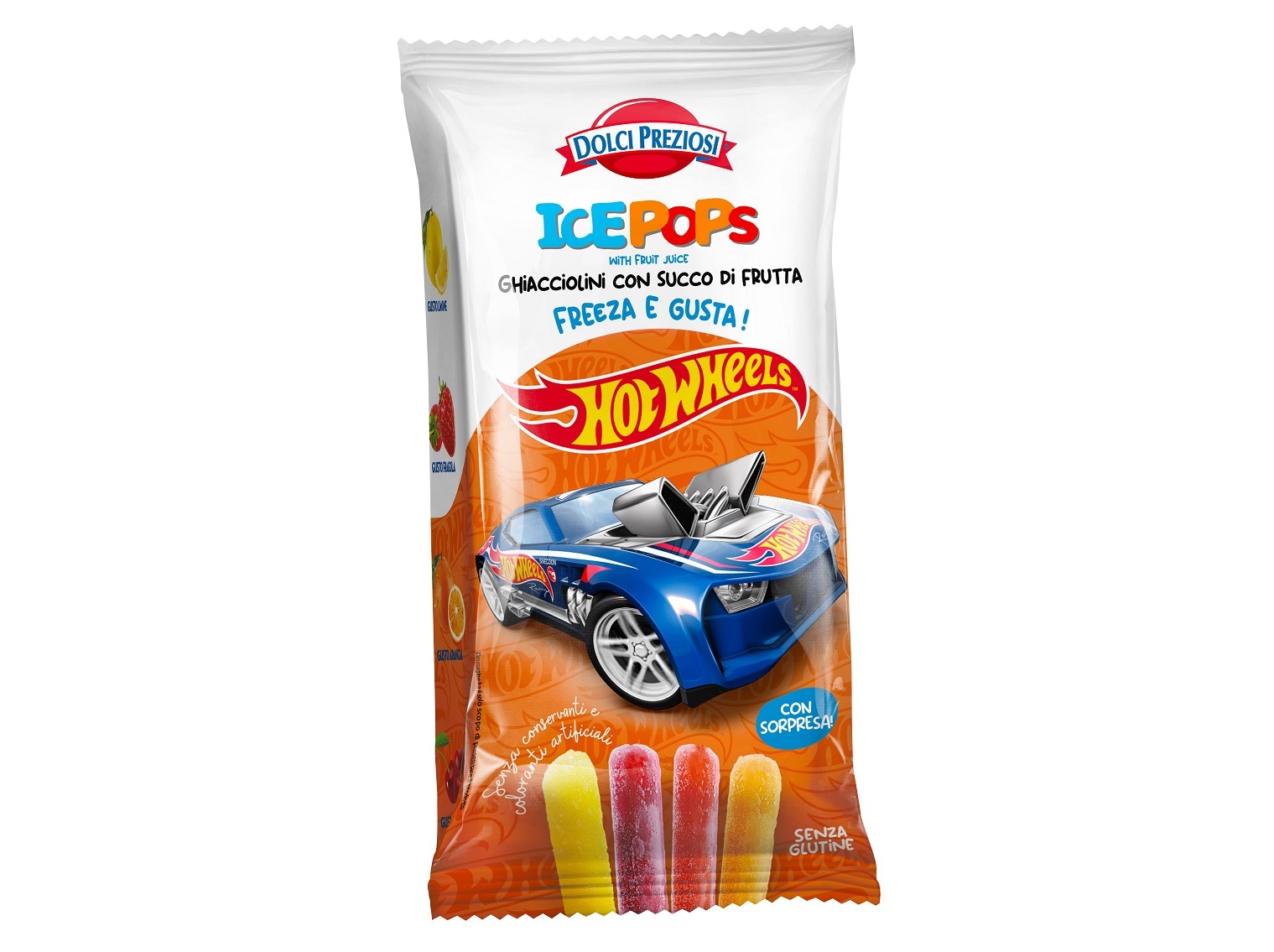 Icepops fruta dolci preziosi hot wheels 400ml