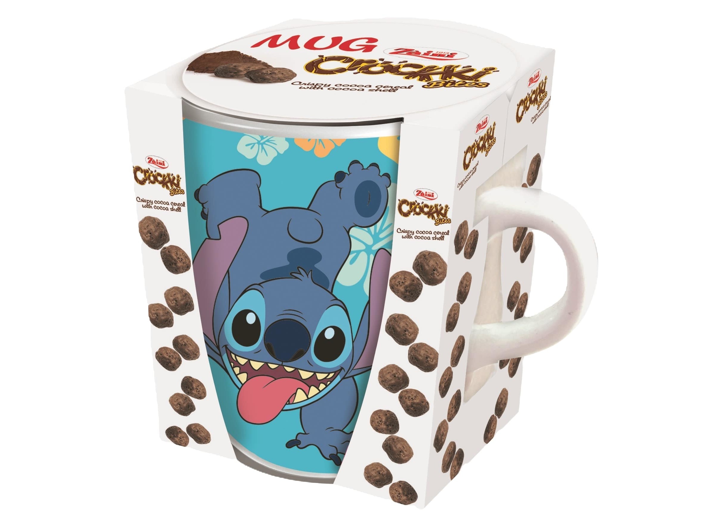 Caneca Zaini Stitch Crispy Cocoa Cereal 34g