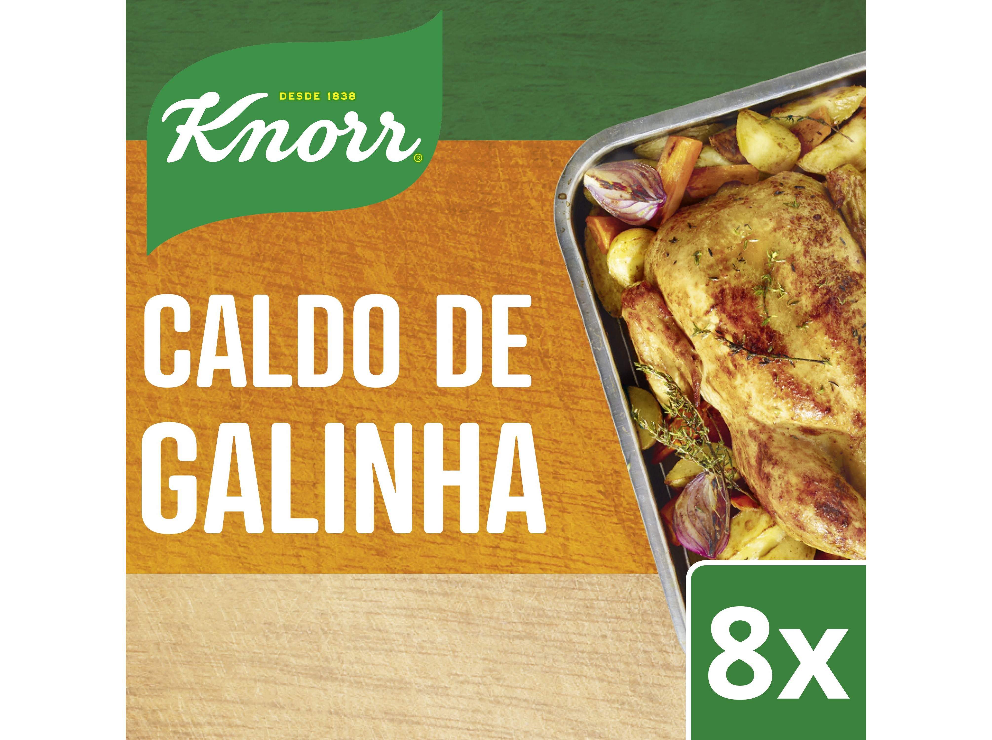 Caldo knorr galinha 8 cubos 80g
