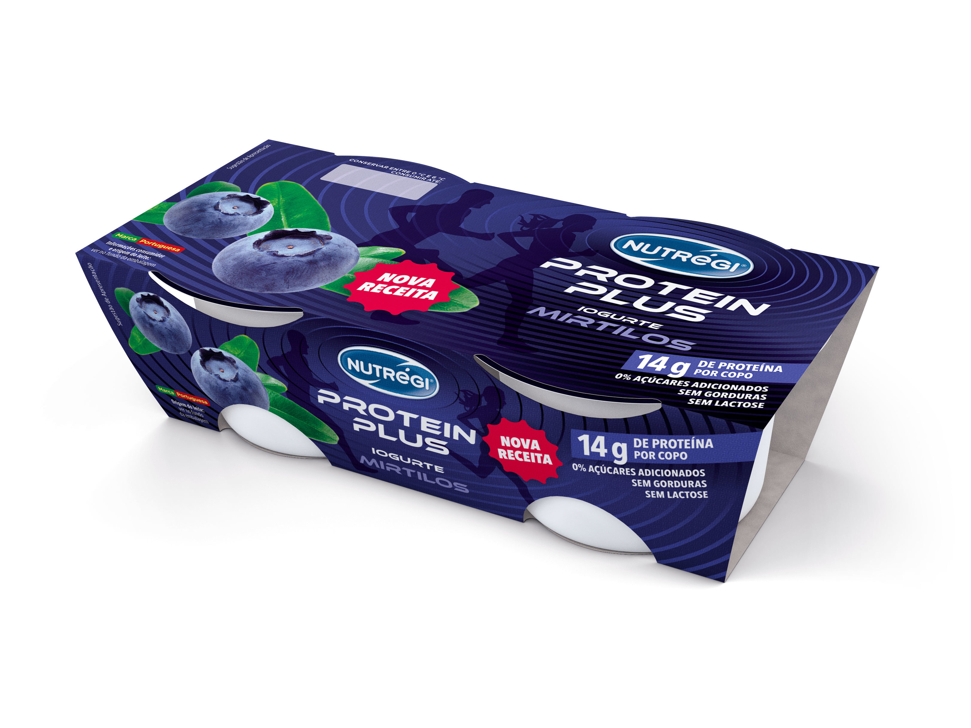 Iogurte Proteina Nutrãgi Mirtilo 2 X 140g Nutrãgi