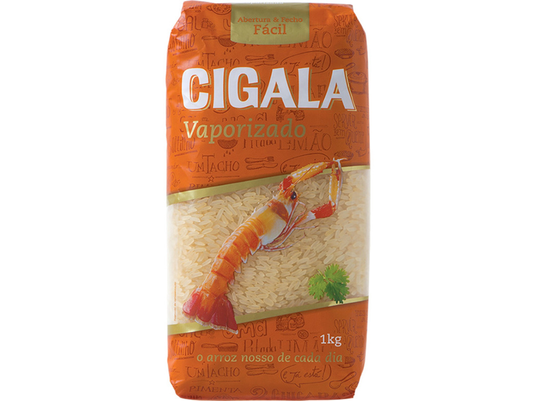 Arroz vaporizado cigala extra longo 1kg