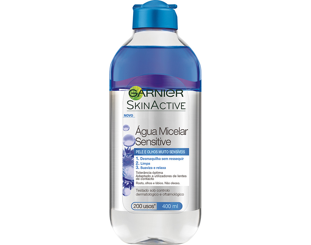 Água garnier micelar skinactive olhos sensítive 400ml