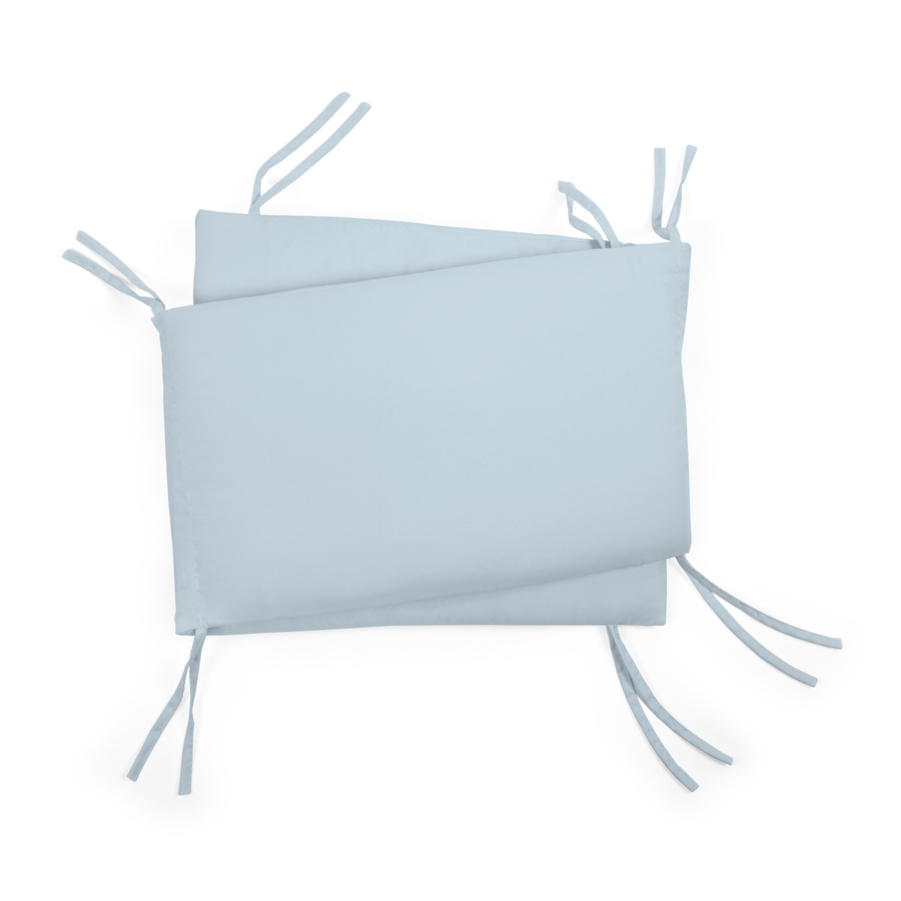 Protector lateral cama interbaby azul 38x180x3 cm