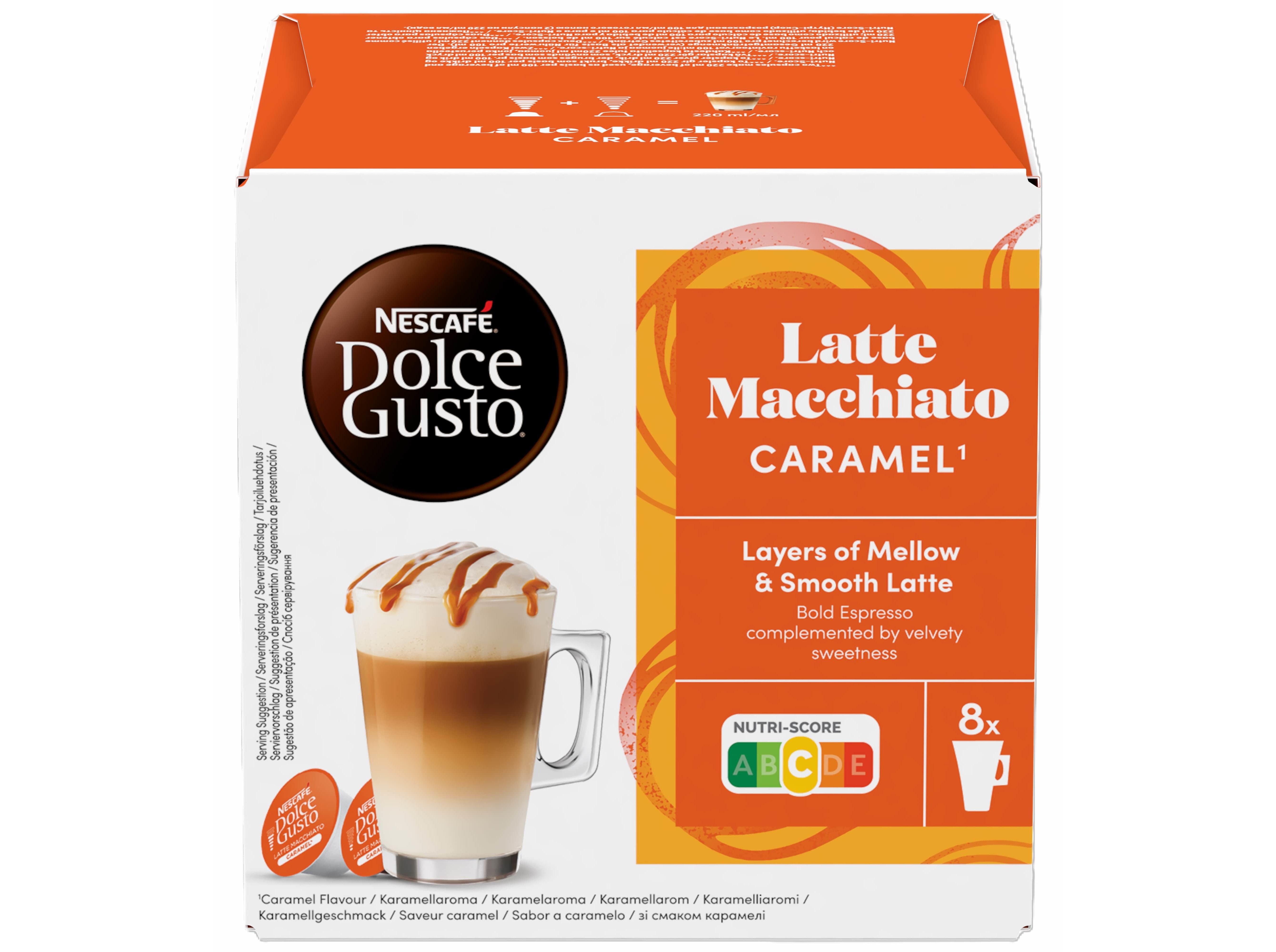 Cápsulas Dolce Gusto Caramel Latee Macchiatto 8un Dolce Gusto