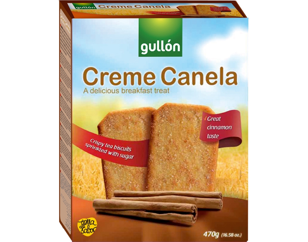 Bolacha Gullon Creme Canela 470g Gullon