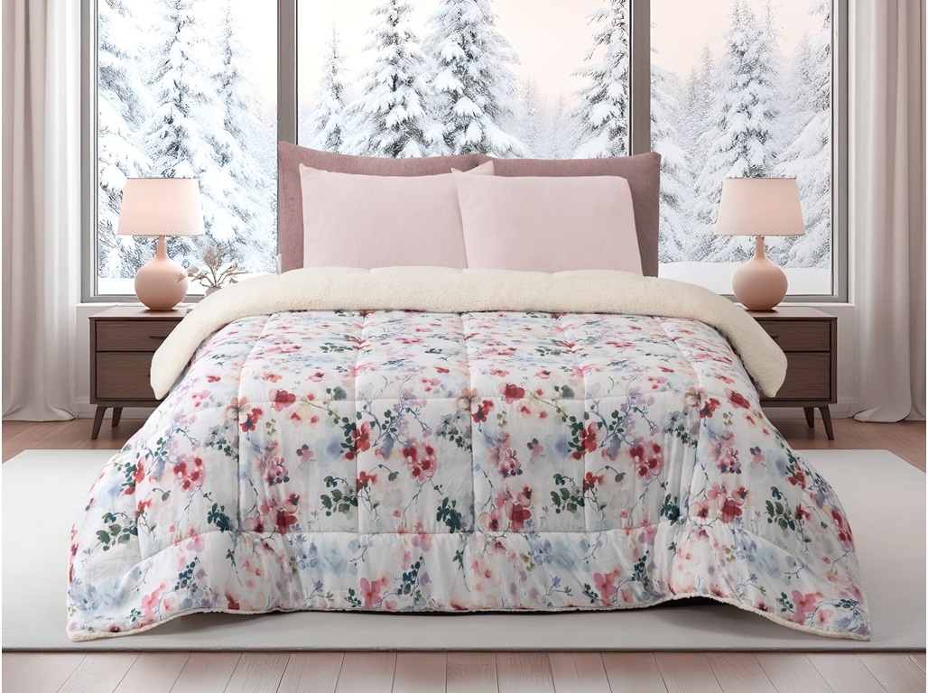 Edredão Microfibra Sherpa Homespecial Estampado 220x240cm