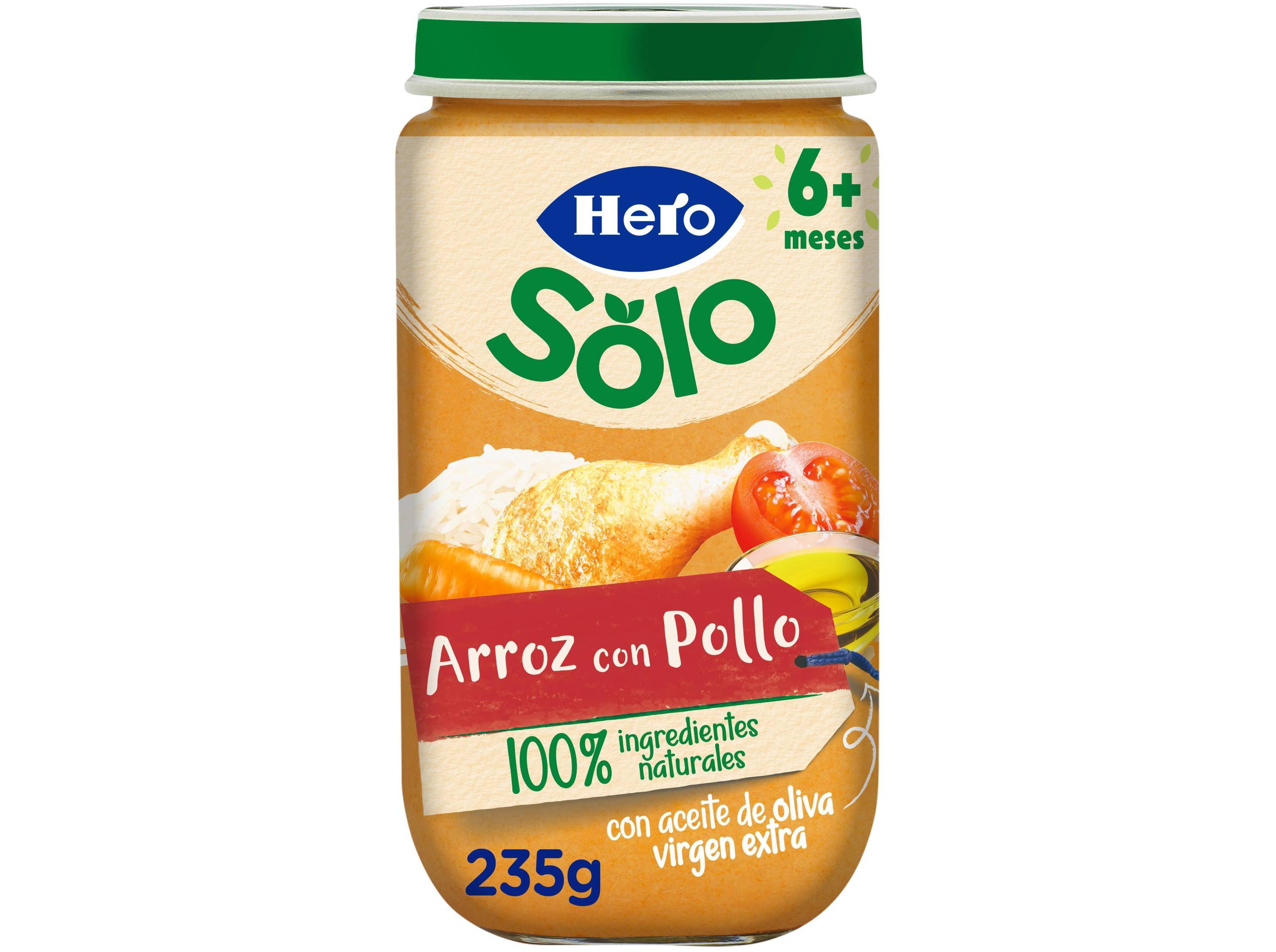 REFEIÇÕES HERO SOLO ARROZ COM FRANGO 235G