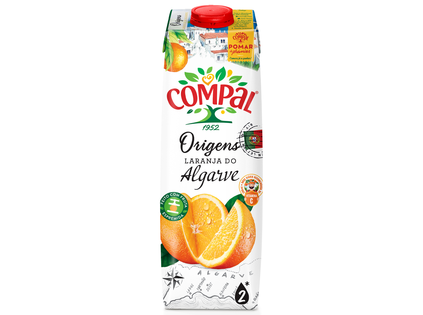 Néctar Compal Laranja Do Algarve 1l Compal