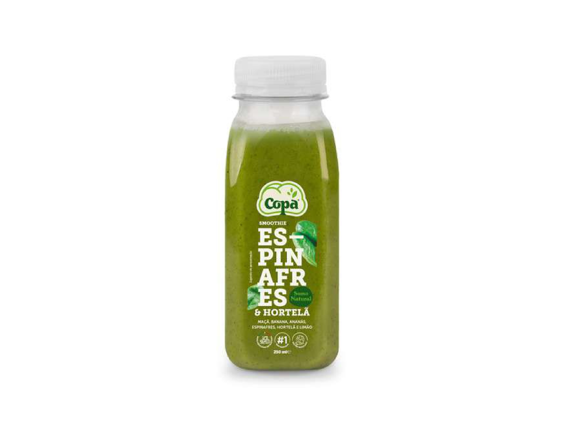 Sumo espinafres e hortelã copa 250ml
