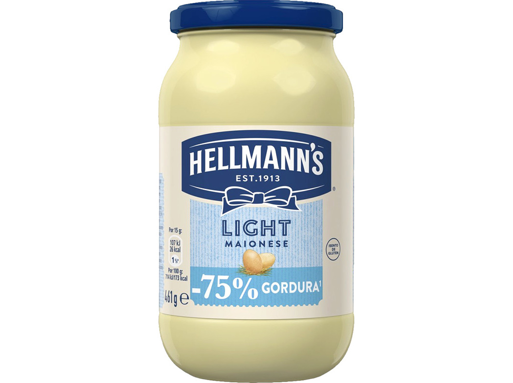 Maionese magra hellmann's sem gluten 461g