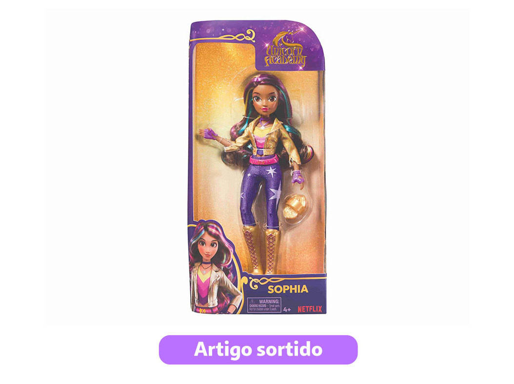 Boneca Academia Unicórnio Modelos Sortidos