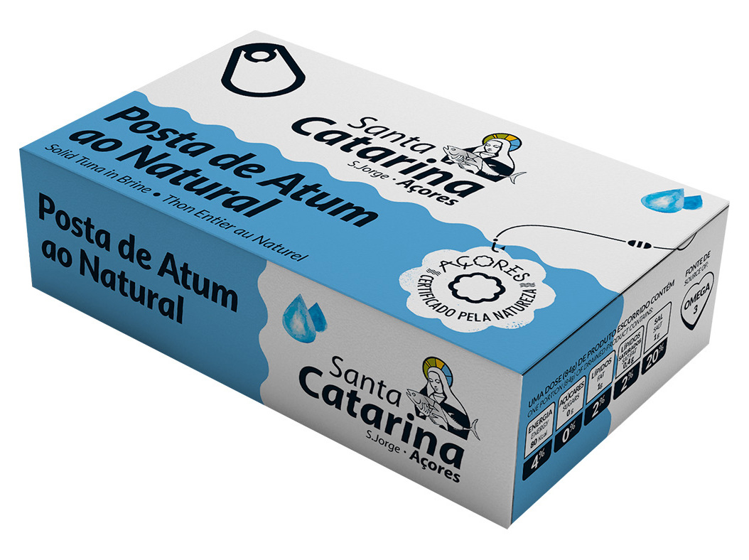 Atum posta santa catarina ao natural 120(84)g