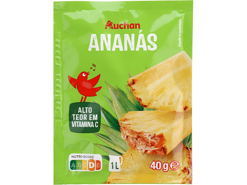 Bebida Auchan Instantânea Ananás 40g Auchan