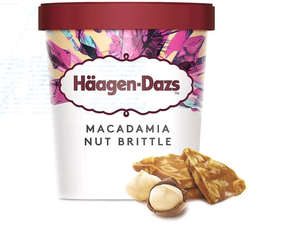 Gelado Häagen-dazs Nozes De Macadâmia 460ml