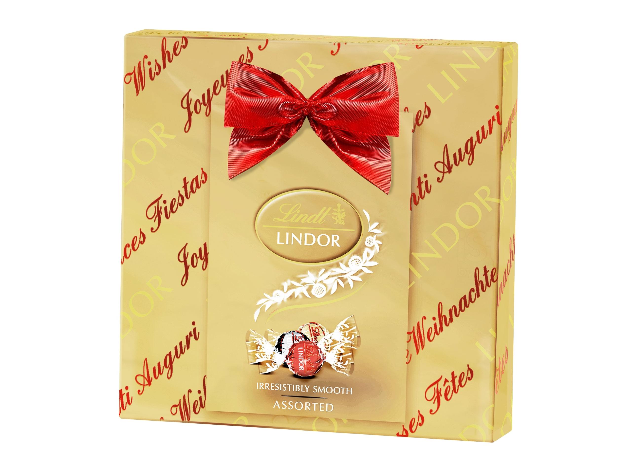 Bombons Embrulhados Lindor Wrapped Box Sortido 137g