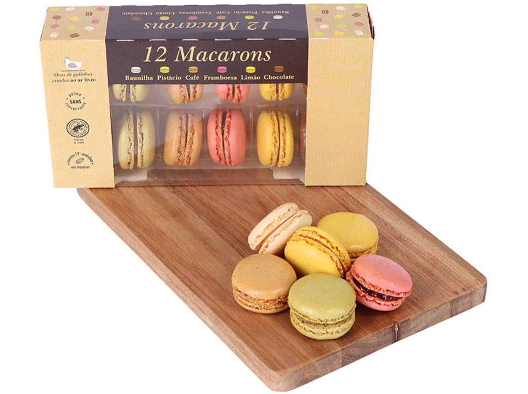Macarons 12un Auchan
