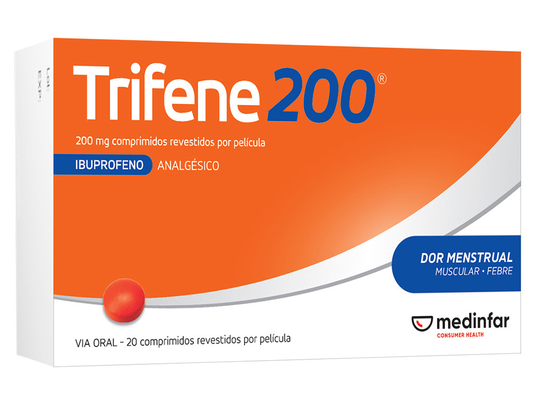 Comprimidos Trifene 200mg 20un