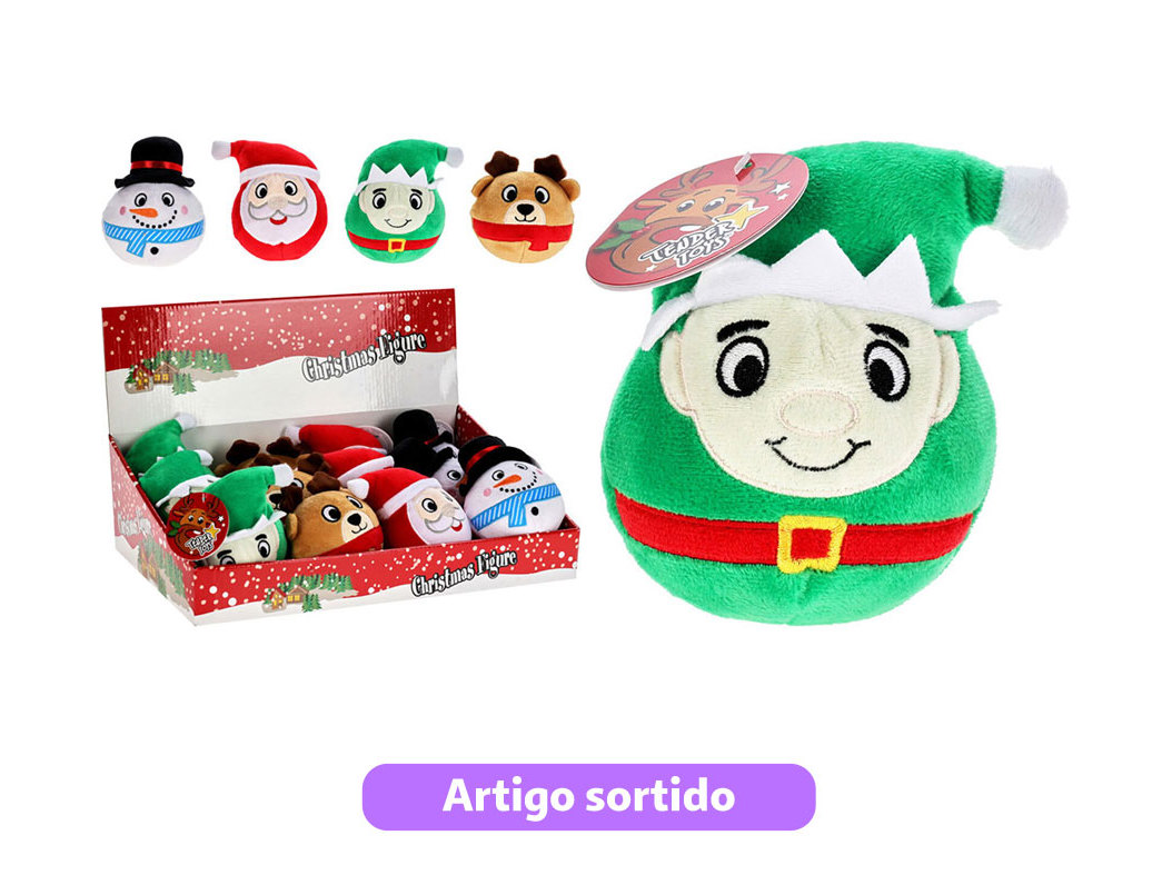 Brinquedo Cão Dogs Collection Bola Natal 9x8x12cm Modelos Sortidos