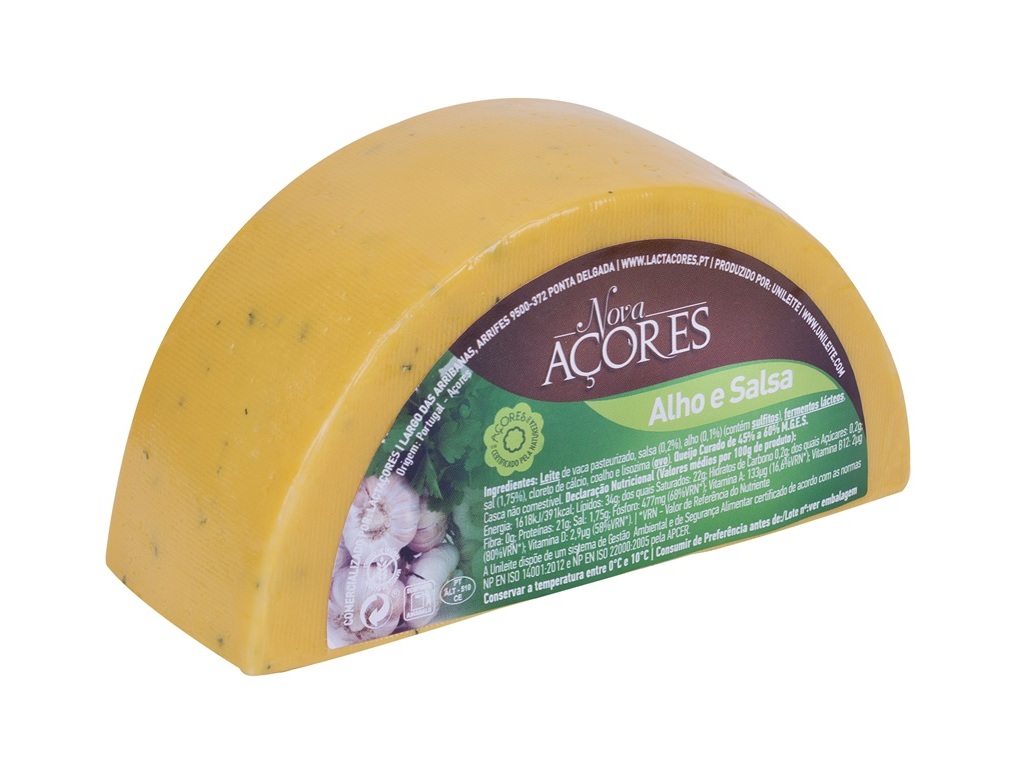 Queijo Nova Açores Prato Alho E Salsa Kg Nova Açores