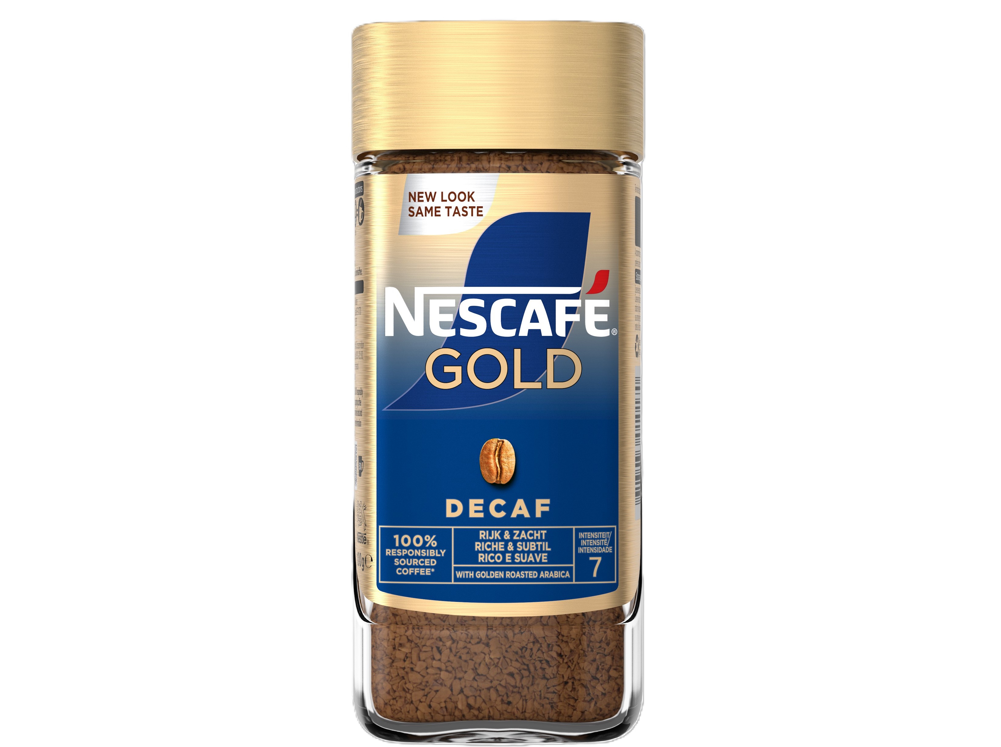Café nescafé solúvel gold descafeinado 100g