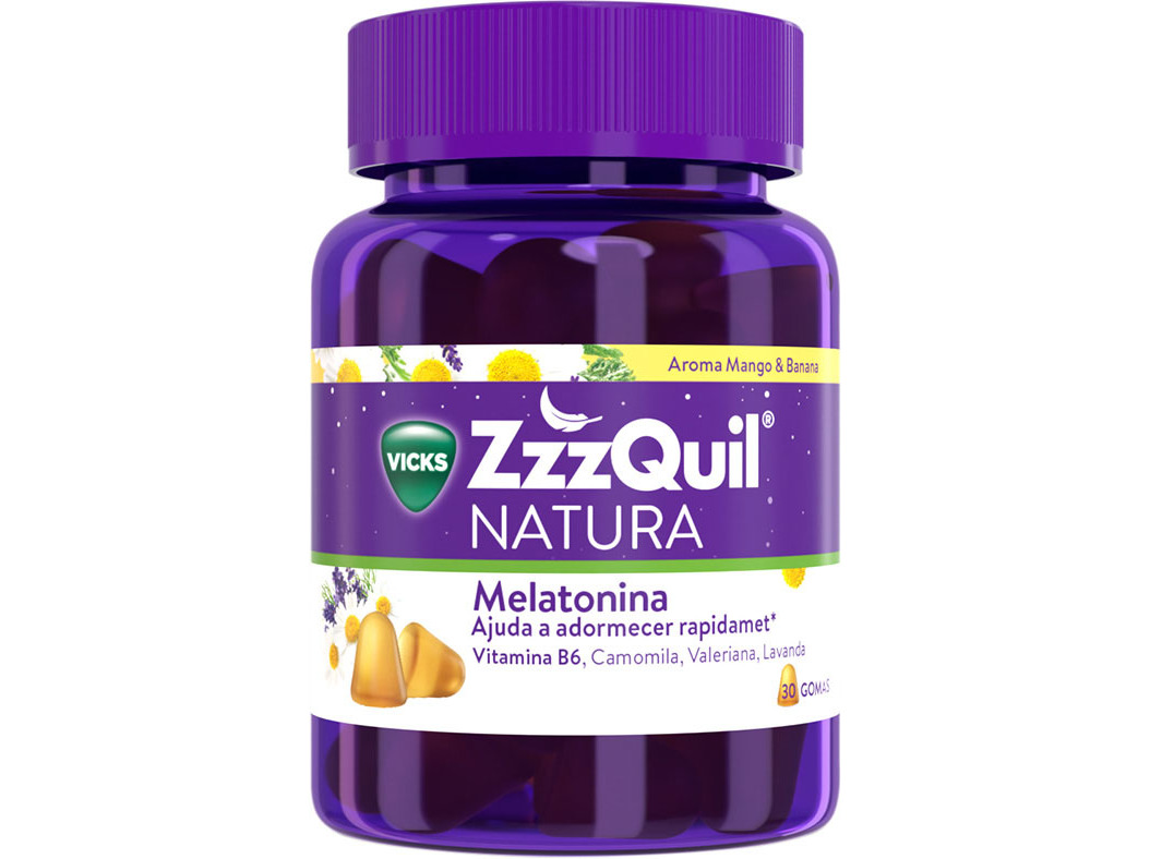 Suplemento vicks zzzquil manga banana 30un