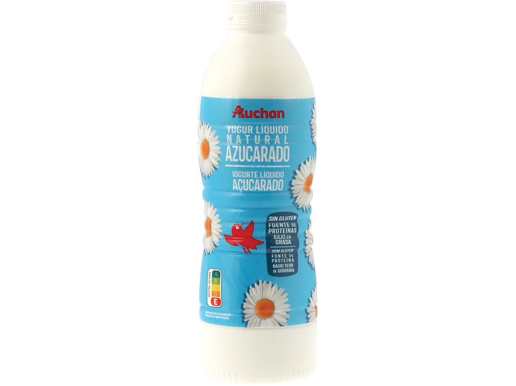 Iogurte Auchan Líquido Natural Açúcarado 1kg Auchan