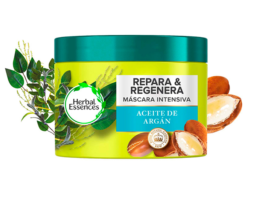 Máscara Herbal Essences Argão E Aloé Vera 450ml Auchan