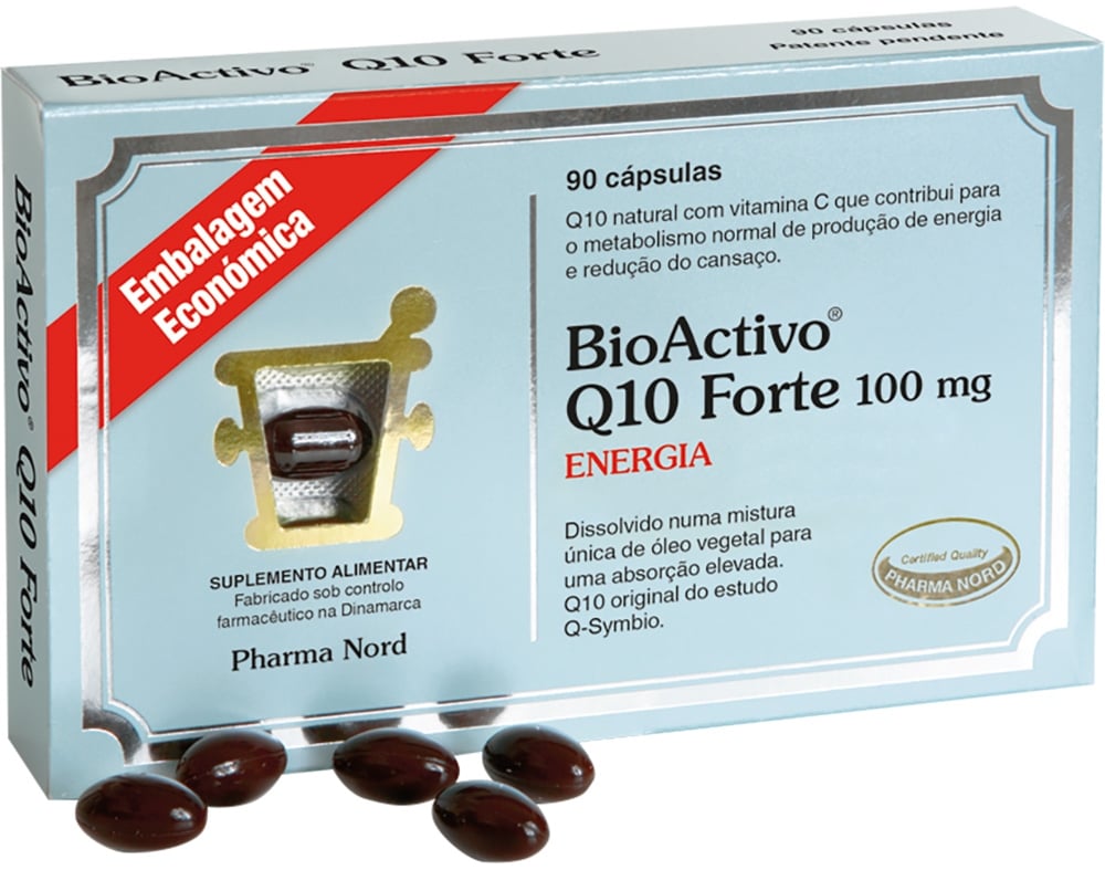 Suplemento Bioactivo Q10 Forte 100mg 90 Capsulas Bioactivo