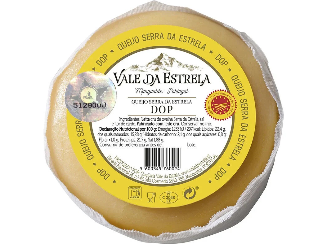Queijo serra da estrela dop vale estrela un