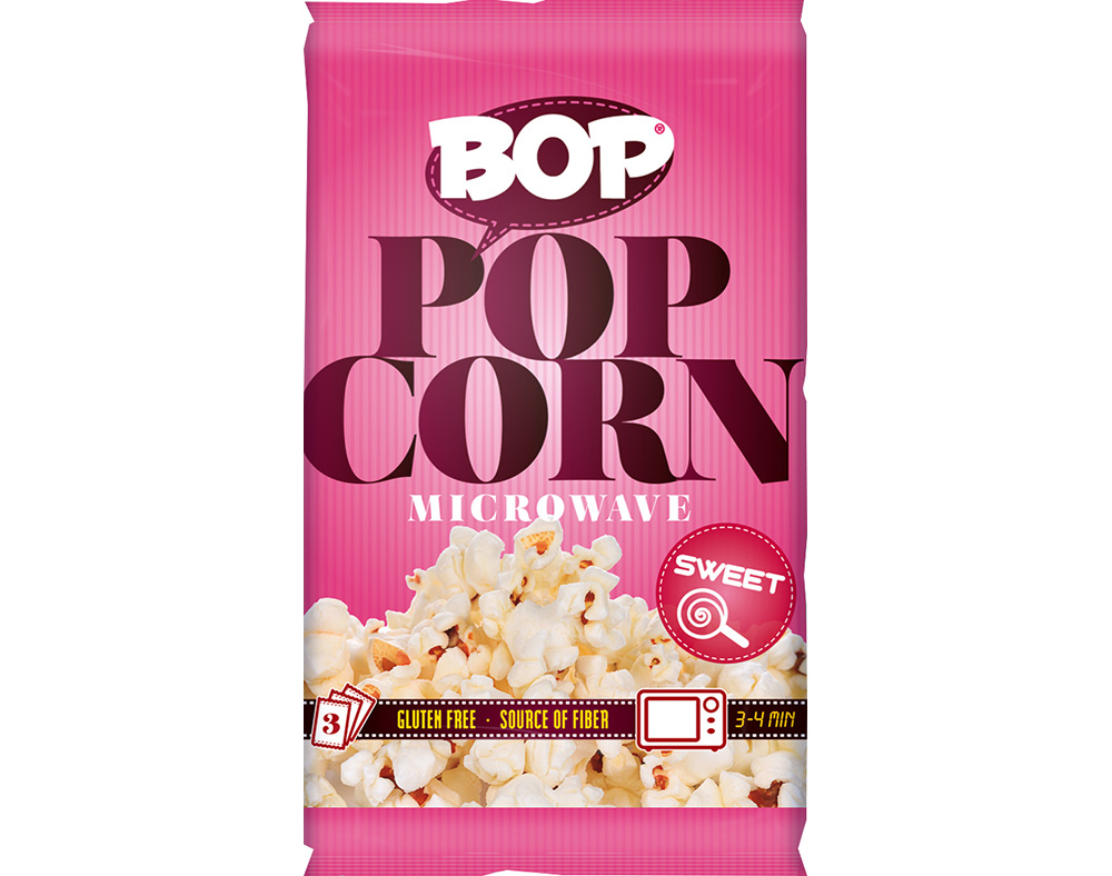 Pipocas Bop Micro Ondas Doces 90g Bop