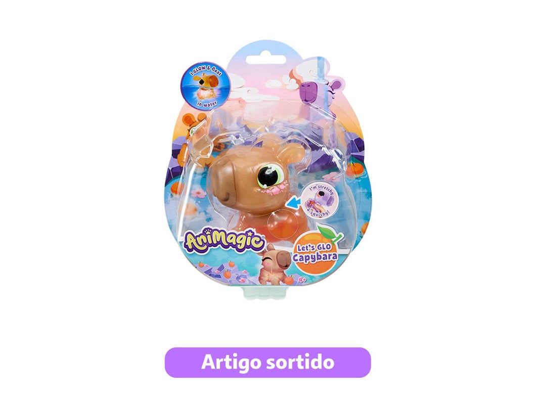 Capivara Interativa Animagic Modelos Sortidos