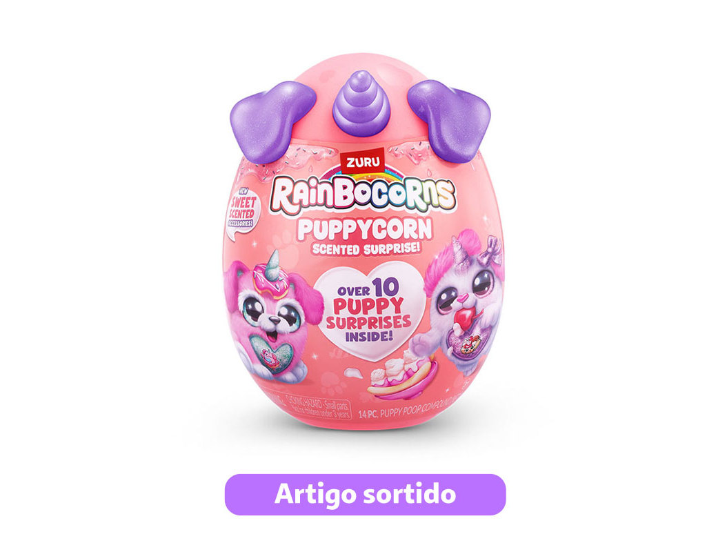 Peluche Puppy Concentra Rainbocorns S6 Pequeno Modelos Sortidos