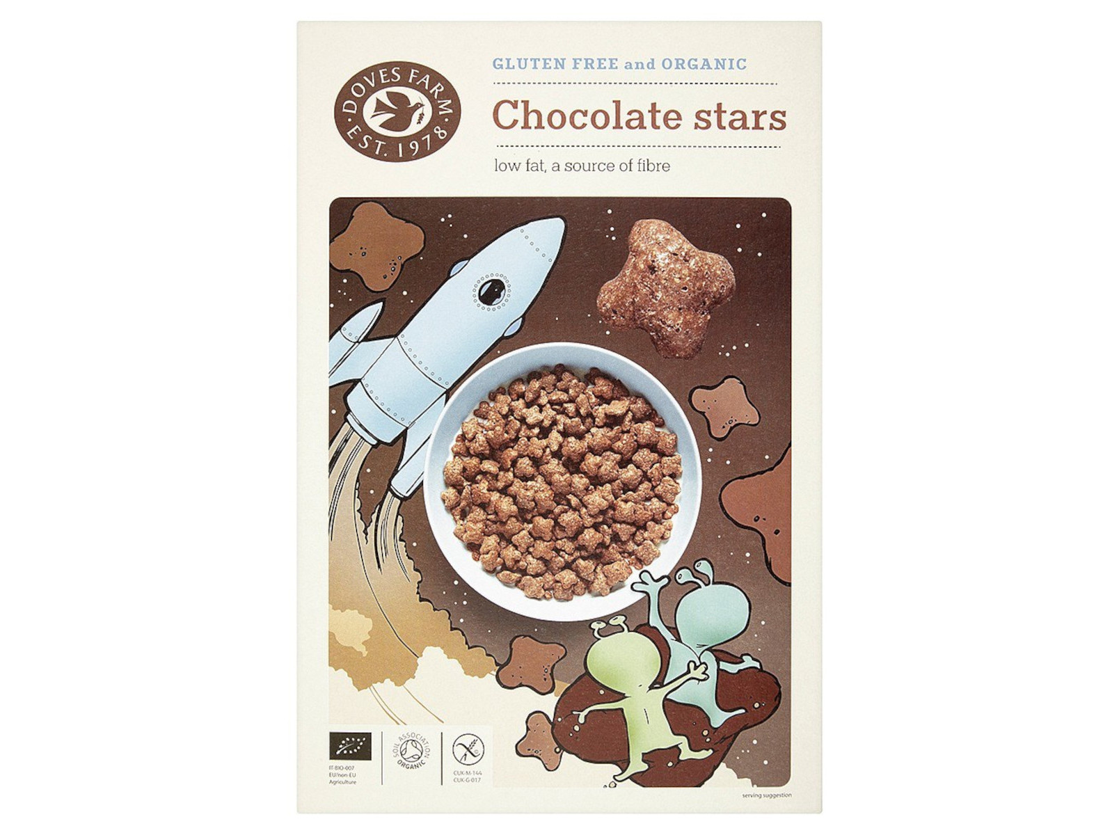 Cereais bio doves farm chocolate s/ glúten 300g