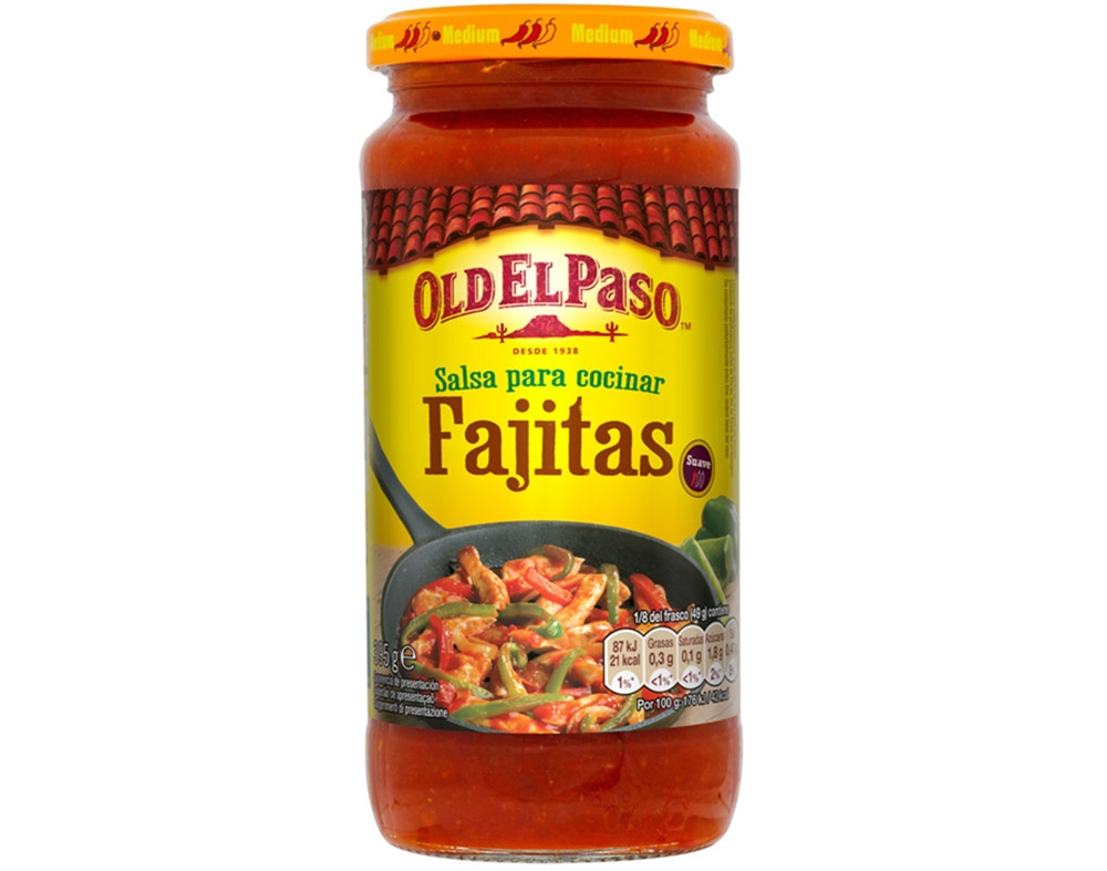 Molho old el paso para fajita 395g