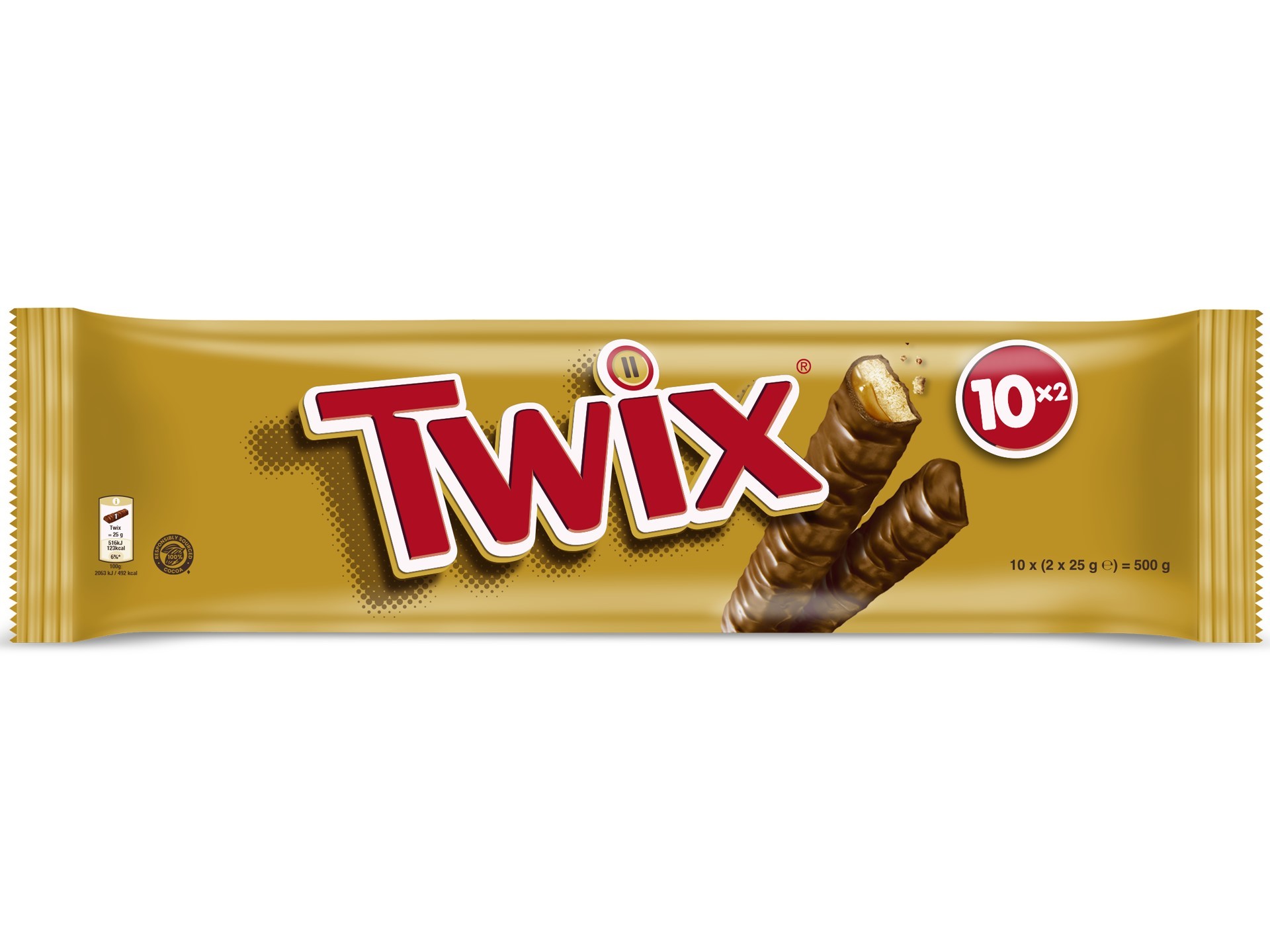 Chocolates Twix Pack 10 50g
