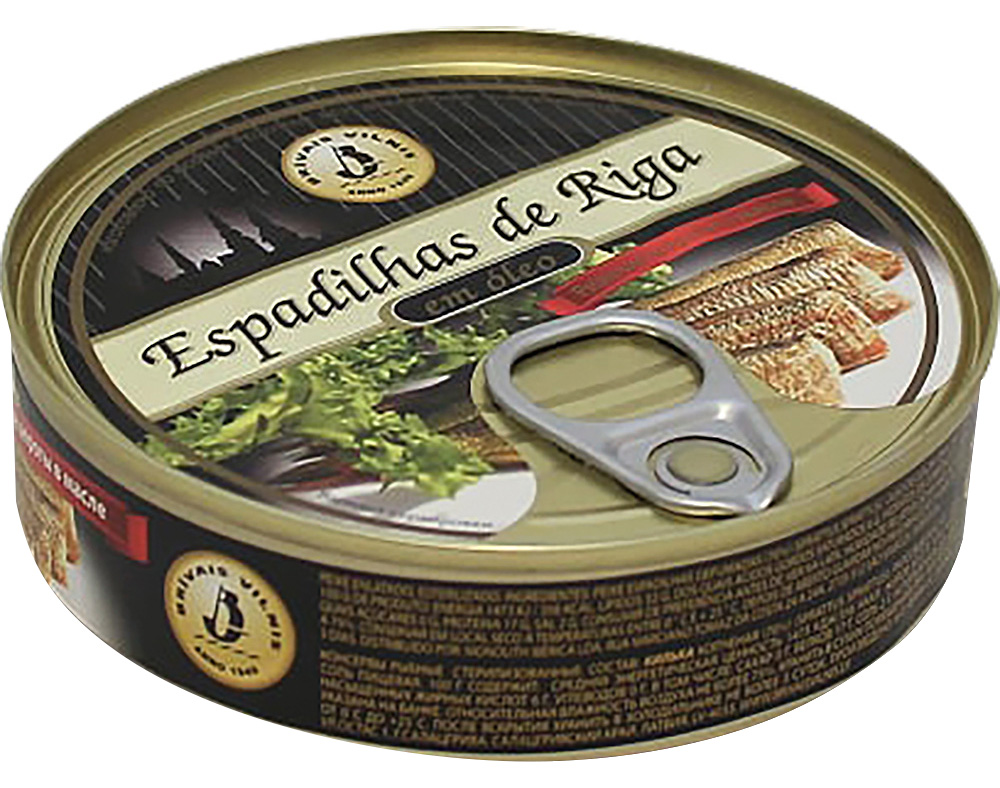 Espadilhas mono more de riga em óleo 160g